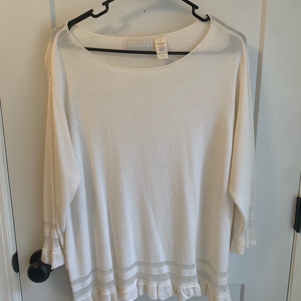 Liz Claiborne White Blouse